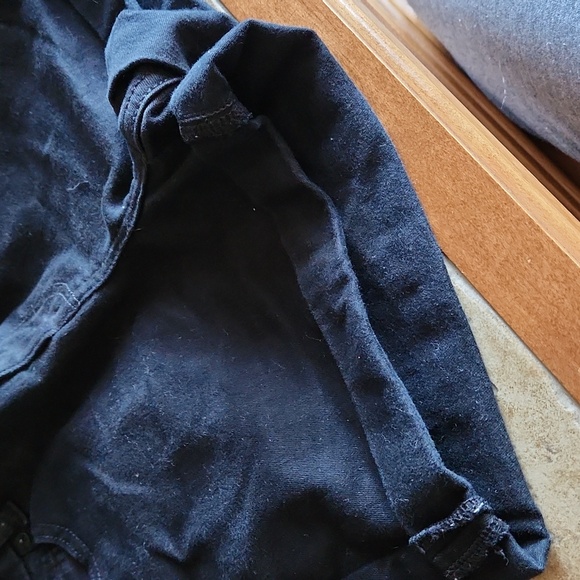 American Eagle black high waisted shorts womans size 0 - Picture 6 of 7